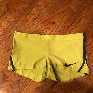 Nike pro shorts a lower cut